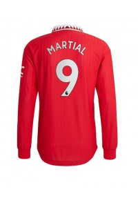 Manchester United Anthony Martial #9 Voetbaltruitje Thuis tenue 2022-23 Lange Mouw
